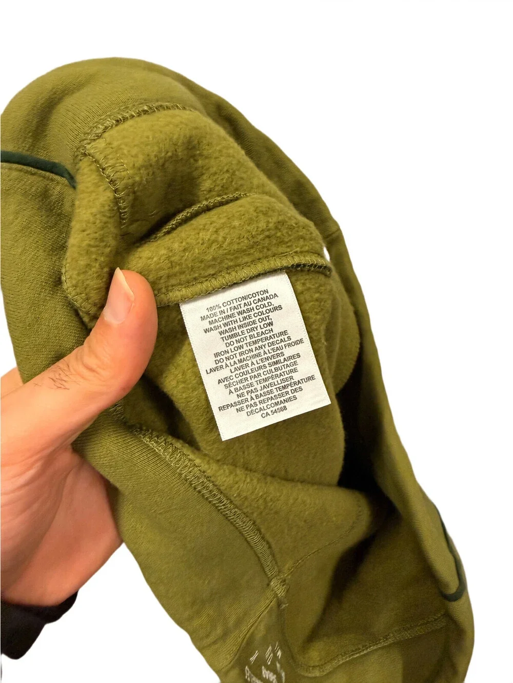 Veneda Carter Los Angeles Green Wide leg Sweat pants Drawstring Cotton M/L x35